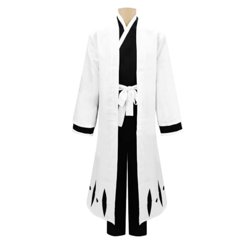 KNQSTYJV Bleachs Hitsugaya Toushirou Cosplay-Kostüm-Outfit-Set für Erwachsene und Kinder, Halloween-Kostüme von KNQSTYJV