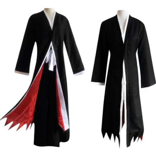 KNQSTYJV Bleachs Kurosaki Ichigo Cosplay-Kostüm, Outfit-Set für Erwachsene und Kinder, Halloween-Kostüme von KNQSTYJV