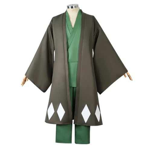 KNQSTYJV Bleachs Urahara Kisuke Cosplay-Kostüm-Outfit-Set für Erwachsene und Kinder, Halloween-Kostüme von KNQSTYJV