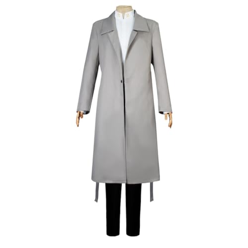 KNQSTYJV Bungous Strays Dogs Osamu Dazai Cosplay-Kostüm-Outfit-Set für Erwachsene und Kinder, Halloween-Kostüme von KNQSTYJV