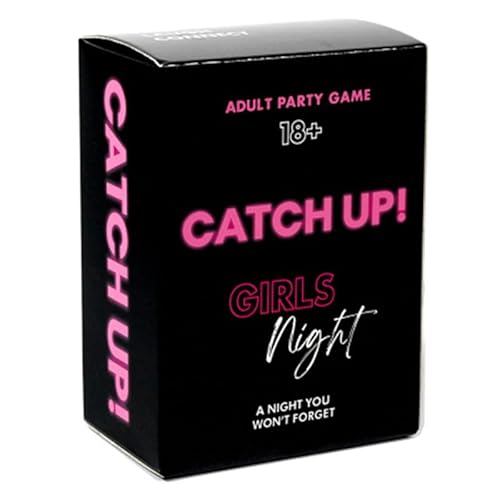 KNQSTYJV Catchs Up Girls Nights – Lustiges Familienkartenspiel für Erwachsene, Teenager und Kinder für den Familienspielabend, Partyspiel, Kartenspiel für Kinder und Erwachsene von KNQSTYJV