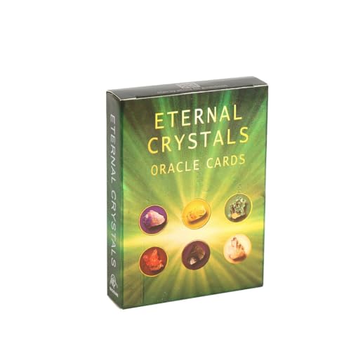 KNQSTYJV Eternals Crystals Oracles Cards - Lustiges Familienkartenspiel für Erwachsene, Teenager und Kinder für den Familienspielabend, Partyspiel, Kartenspiel für Kinder und Erwachsene von KNQSTYJV