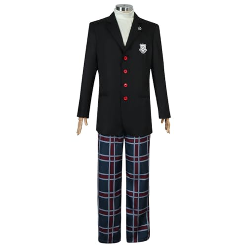 KNQSTYJV Personas Amamiya Ren Cosplay-Kostüm-Outfit-Set für Erwachsene und Kinder, Halloween-Kostüme von KNQSTYJV