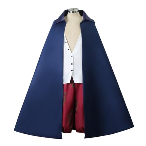 KNQSTYJV Shanks Shirt Cloak Cosplay Kostüm Outfit Set für Erwachsene Kinder Halloween Kostüme von KNQSTYJV