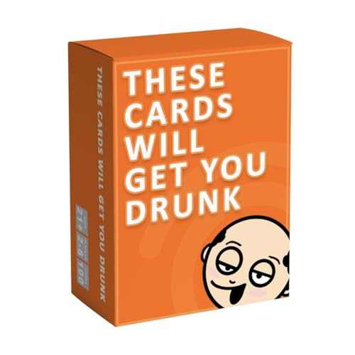 KNQSTYJV These Cards Wills Gets Yous Drunks – Lustiges Familienkartenspiel für Erwachsene, Teenager und Kinder für den Familienspielabend, Partyspiel, Kartenspiel für Kinder und Erwachsene von KNQSTYJV