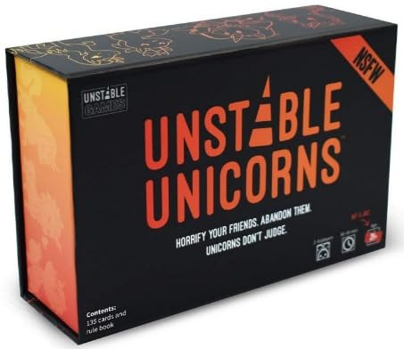 KNQSTYJV Unstables Unicorns – Lustiges Familienkartenspiel für Erwachsene, Teenager und Kinder, für Familienspieleabende, Partyspiel, Kartenspiel für Kinder und Erwachsene von KNQSTYJV