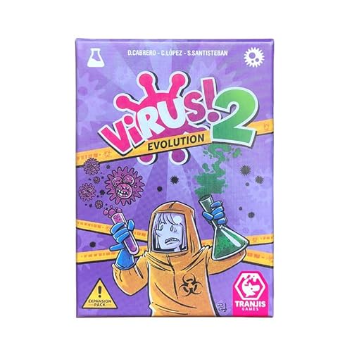 KNQSTYJV Viruses Evolutions - Lustiges Familienkartenspiel für Erwachsene, Teenager und Kinder für Familienspieleabende, Partyspiel, Kartenspiel für Kinder und Erwachsene von KNQSTYJV