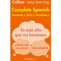 Easy Learning Spanish Complete Grammar, Verbs and Vocabulary (3 books in 1) von KNV Besorgung