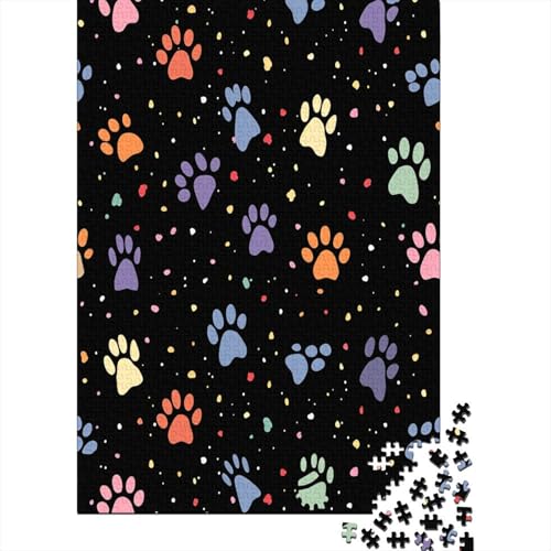 Chubby Paws Muster Puzzle 1000 Teile Für Erwachsene Und Kinder Ab 14 Jahrenfür Stressabbauer Puzzlespiel Erwachsenen Puzzlespiel Puzzel 1000pcs (75x50cm) von KOABERUVN