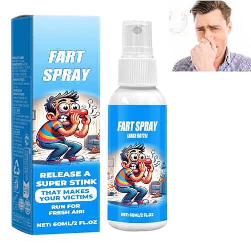 Farts Spray Prank Sachen,Furzspray Extrem Stinkend,Stinkender Furz-Spray,Furzspray Extrem,Flüssiger Furz,Schrecklicher Geruch Spray,Tricky Liquid Fart,Stinkspray,Langanhaltender Schlechter Geruch von KOAHDE