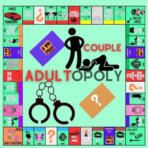 KOBONA Couple Adult-Opoly Brettspiel Date Night Ideas Schlafzimmerspiele Beziehungskartenspiel für Paare von KOBONA