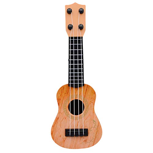 KOBONA Klassisches Saiteninstrument für Kinder, tragbar, für die Früherziehung, kleine Gitarre, leicht, sicher, Partyzubehör, verstellbar, für Kinder, Weihnachtsgeschenke von KOBONA