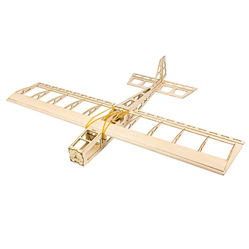 KOCAN Dancing Wings Hobby R03 STICK-06 Flugzeug 580mm Flügelspannweite Balsaholz Flugzeug DIY Fliegendes Spielzeug für Erwachsene Outdoor KIT Version von KOCAN