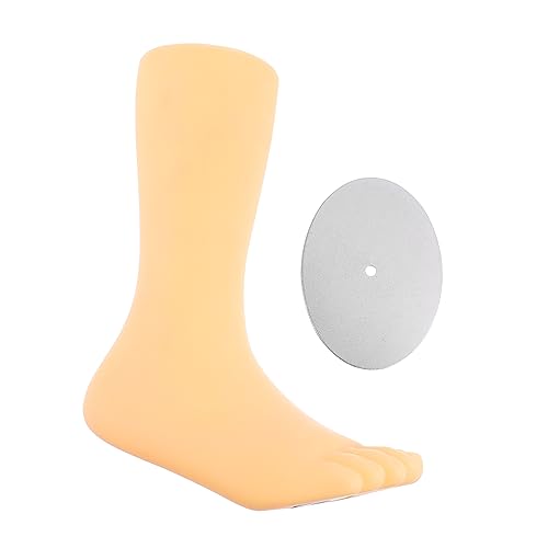 KOCKSHION 1stk Kinderfußmodell Nägel Socken Stand Schuhaufbewahrung Im Freien Sitz Gestell Schuhe Anzeige Sandale Schuhregal Füße Formen Beige Pe von KOCKSHION