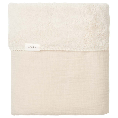 koeka Babydecke Plüsch Faro warm white 75 x 100 cm von KOEKA