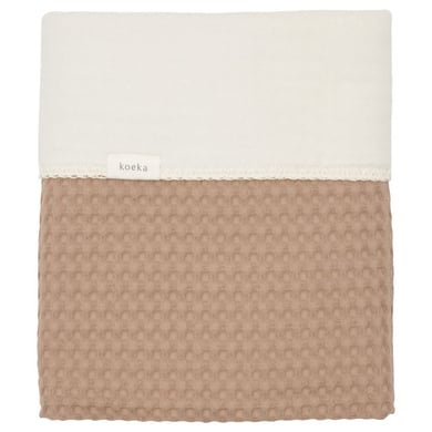 koeka Babydecke cotton Fleece Amsterdam caffe 75 x 100 cm von KOEKA