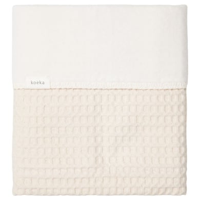 koeka Babydecke cotton Fleece Amsterdam natural 75 x 100 cm von KOEKA