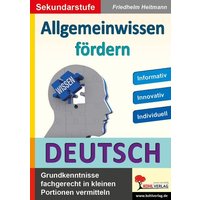 Allgemeinwissen fördern DEUTSCH von KOHL VERLAG Der Verlag mit dem Baum