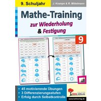 Mathe-Training zur Wiederholung und Festigung / Klasse 9 von KOHL VERLAG Der Verlag mit dem Baum