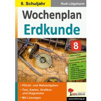 Wochenplan Erdkunde / Klasse 8 von KOHL VERLAG Der Verlag mit dem Baum