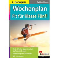 Wochenplan Fit für Klasse Fünf! von KOHL VERLAG Der Verlag mit dem Baum