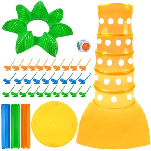 SOS Affenalarm Spiel, Affenbaum Kletterspiel, Multiplayer Tischspiel Spielzeug, Familienspiel Geschicklichkeitsspiel Aktionsspiel Partyspiel, Affenalarm Familien Brettspiele Montessori Spiel von KOIROI