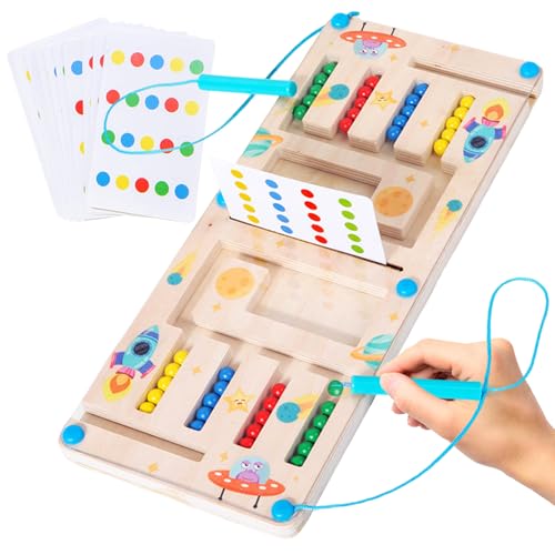 Montessori Spielzeug für Kinder ab 3 4 5 6 Jahre Junge Mädchen, Magnetspiel Labyrinth Holzspielzeug Sortierspiel Lernspielzeug Geschenk für Kinderspielzeug ab 2 3 4 5 6 7 8 Jahre Jungen Mädchen Montessori Spielzeug für Kinder ab 3 4 5 6 Jahre Junge Mädchen, Magnetspiel Labyrinth Holzspielzeug Sortierspiel Lernspielzeug Geschenk für Kinderspielzeug ab 2 3 4 5 6 7 8 Jahre Jungen Mädchen von KOIROI