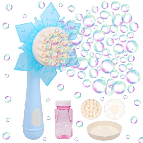 Schneeflocke Seifenblasenmaschine Kinder, Elektronische Seifenblasenpistole, Bubble Gun Kinder mit Seifenblasen Flüssigkeit, Seifenblasen Machine, Seifenblasenspielzeug für Party Geburtstag Hochzeit Schneeflocke Seifenblasenmaschine Kinder, Elektronische Seifenblasenpistole, Bubble Gun Kinder mit Seifenblasen Flüssigkeit, Seifenblasen Machine, Seifenblasenspielzeug für Party Geburtstag Hochzeit von KOIROI