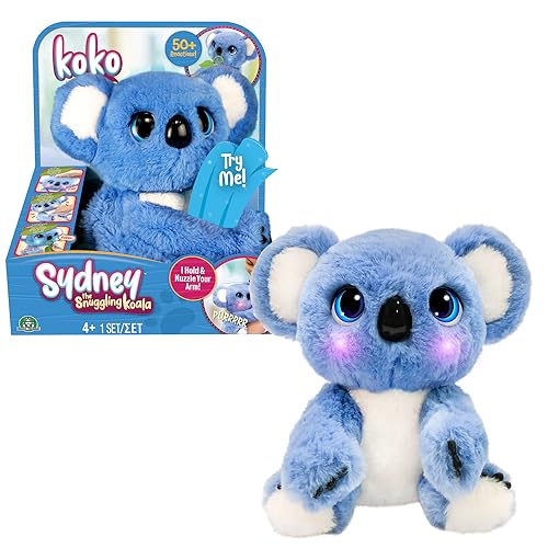 KOKO CALINS, GIOCHI PREZIOSI, MYC00 Koala-Plüschtier, interaktiv, mit + 50 Reaktionen, 26 cm, Umarmungen, Töne und Lichter, ab 4 Jahren, Spielzeug für Kinder ab 4 Jahren von KOKO CALINS