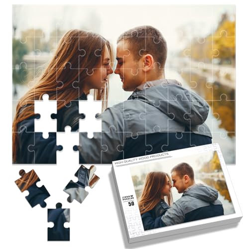 Individuelle Fotopuzzles - Personalisierte Puzzles mit Ihren eigenen Fotos, perfekte personalisierte Geschenke für Geburtstage, Muttertag, Valentinstag und Hochzeiten von KOLOWKO