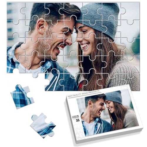 Individuelle Fotopuzzles - Personalisierte Puzzles mit Ihren eigenen Fotos, perfekte personalisierte Geschenke für Geburtstage, Muttertag, Valentinstag und Hochzeiten von KOLOWKO