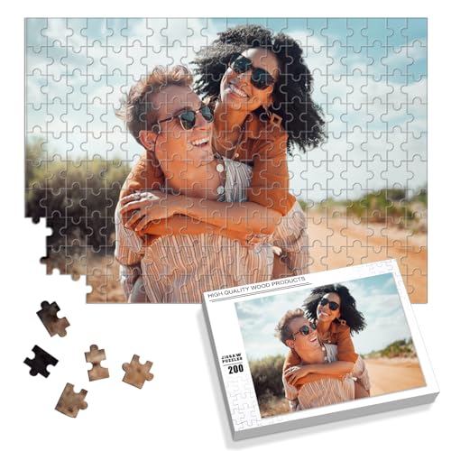 Individuelle Fotopuzzles - Personalisierte Puzzles mit Ihren eigenen Fotos, perfekte personalisierte Geschenke für Geburtstage, Muttertag, Valentinstag und Hochzeiten von KOLOWKO