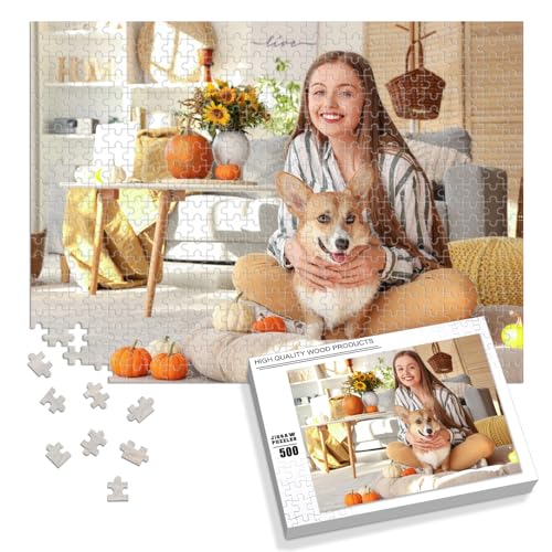 Individuelle Fotopuzzles - Personalisierte Puzzles mit Ihren eigenen Fotos, perfekte personalisierte Geschenke für Geburtstage, Muttertag, Valentinstag und Hochzeiten von KOLOWKO