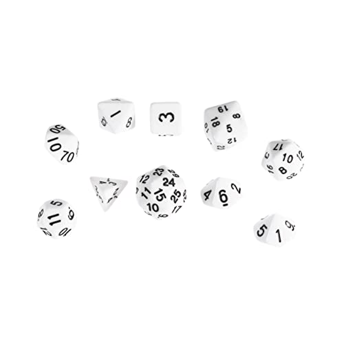 KOMBIUDA Polyederwürfel Aus Acryl Mehrfacettenwürfel Für Brettspiele Digitale Würfel Für Tischspiele Und Bildungszwecke KOMBIUDA Polyederwürfel Aus Acryl Mehrfacettenwürfel Für Brettspiele Digitale Würfel Für Tischspiele Und Bildungszwecke von KOMBIUDA
