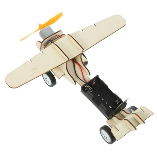 1 Satz Drohne experimentierkasten Wissenschaft experimente Wissenschaftliches Experimentierset für Elektrisches Flugzeugmodell aus Holz hölzern Brown KOMBIUDA von KOMBIUDA