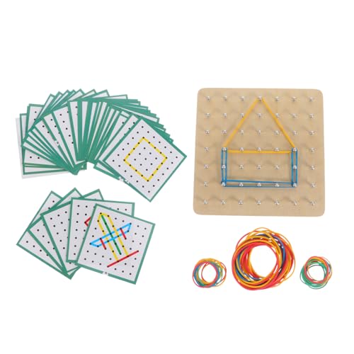 1 Satz Grafik-Array-Board Spielzeug grafisches Geoboard Toys jucarii pentru copii Children's Toy Useful Toy Shape Making Toy grafische Spielsachen Geoboard für Kinder Holz KOMBIUDA von KOMBIUDA