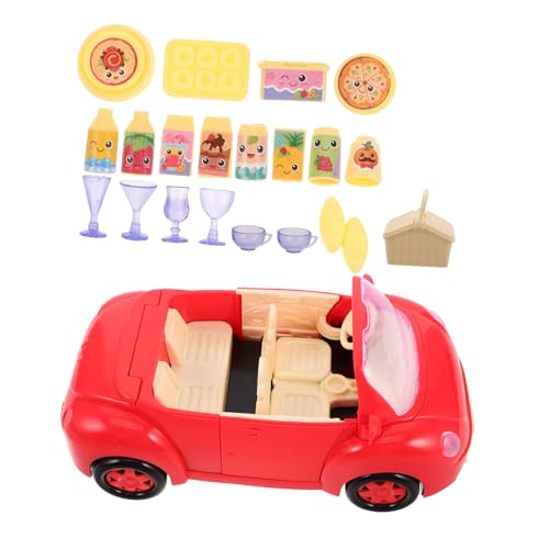 1 Satz Picknick-spielzeugwagen Van- Desktop-Kaninchen Zubehör Spülmaschinenkorb Für Babyartikel Mini-Kaninchen Wasserspielzeug Kleinkindspielzeug Küken Plastik KOMBIUDA von KOMBIUDA