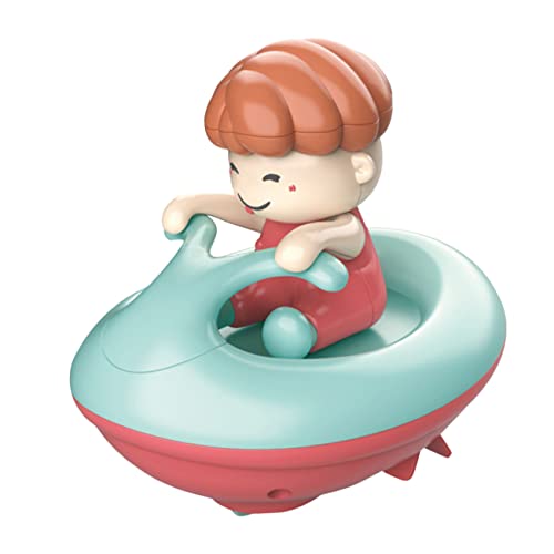 1Stk Puppenyacht Spielzeug badewannenspielzeug Water Toy Cartoon-Yacht-Puppenspielzeug Badespielzeug Spielzeuge Kinderspielzeug für die Dusche lustiges aufziehspielzeug rot KOMBIUDA von KOMBIUDA