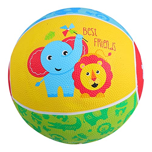 KOMBIUDA 1 STK der Ball kinderball pufferball draußen Outdoor- Kleinkindspielzeug interessantes Ballspielzeug verschleißfester Gummiball aufblasbarer Gummiball Yellow von KOMBIUDA