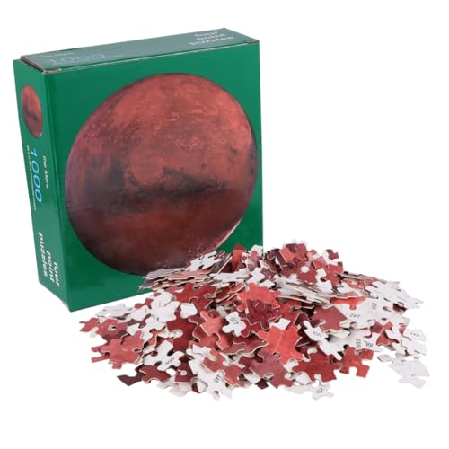 KOMBIUDA 1 Satz 1000 Stück Dekompressionsrätsel Puzzle Bauen Rätselbuch Rätsel für Erwachsene Jigsaw jigköpfe pädagogisches jigspinner Planet de Educational Toy von KOMBIUDA