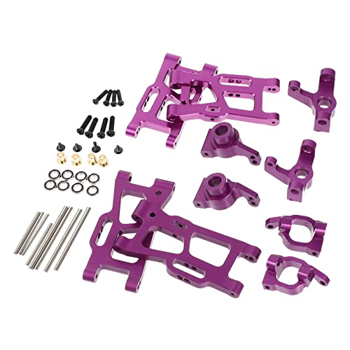 KOMBIUDA 1 Satz 124019 Teile roststop rost Stop Professionelle Autoersatzteile RC-Autoteile kleine rc Autos Verschleißfeste RC-Car-Komponente rc Auto versorgung Aluminiumlegierung Violett von KOMBIUDA