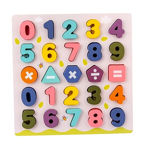 KOMBIUDA 1 Satz Alphabet-Blöcke-Puzzle-Spielzeug Stapelblöcke Kinderpuzzle Kinder entwicklung kindliche entwicklung Kinderspielzeug Rätsel Lernspielzeug aus Holz Intelligenz Stapelblock von KOMBIUDA