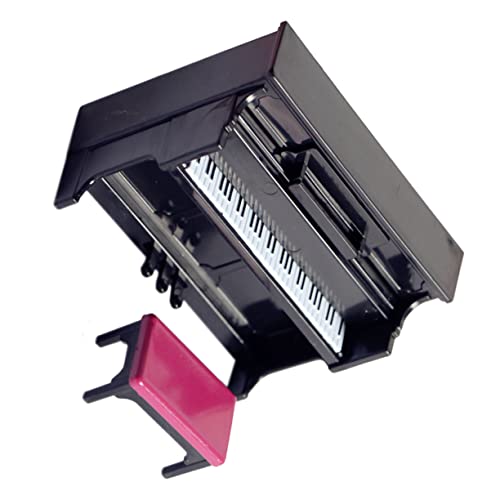 KOMBIUDA 1 Satz Aufrechte Klavierbank für kinderspielzeug Miniature Piano Stool jucarii pentru copii Modell Kleiner Klavierhocker -Miniatur-Klavierspielzeug pp Black von KOMBIUDA