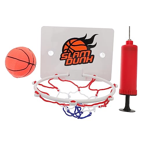 KOMBIUDA 1 Satz Basketball-Netz Basketballkorb für die Tür Mini-Basketballkorb Wandmontierter Basketballkorb Basketballring Mini Basketball Hoop Kinder-Basketball-Set Spielzeug Colorful von KOMBIUDA