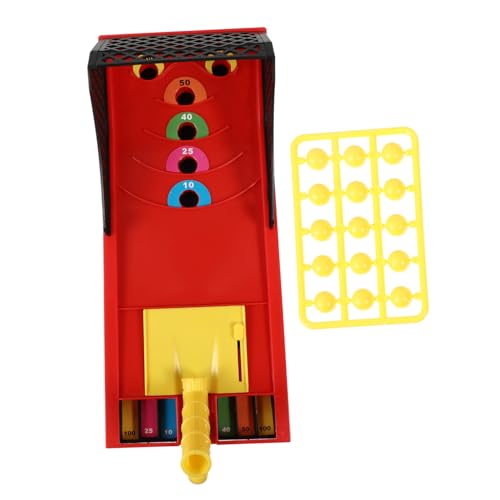 KOMBIUDA 1 Satz Basketballmaschine Indoor-Spielzeug Mini Spiel Finger-basketballspiel Kleine Sportspiele Spielzeug Für Kinder Mini-Desktop-spielzeuge Montessori-Spielzeug Für Rot Plastik von KOMBIUDA