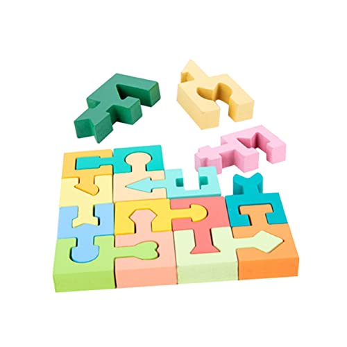 KOMBIUDA 1 Satz Bausteine ​​Puzzle für spielzeuge für spielsachen für lernspielzeug Vorschulgeometrie rätsel Puzzle- Kindergeschenk Holz von KOMBIUDA