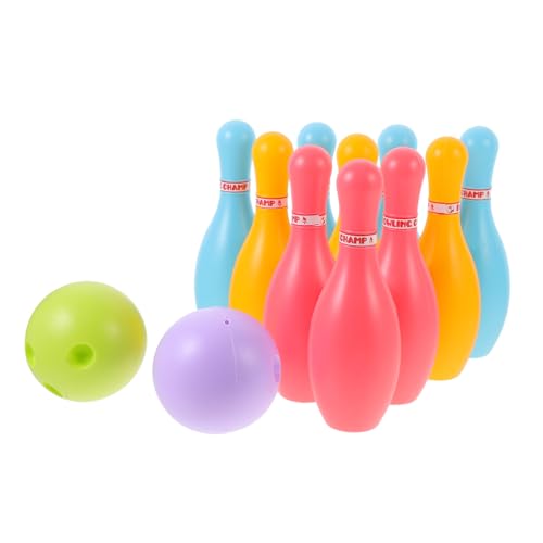 KOMBIUDA 1 Satz Bowlingkugel Bowling Set Sportanzug Geburtstagsgeschenk für -Bowling-Set Bowlingspiele für drinnen bowlen Plastikspielzeug von KOMBIUDA