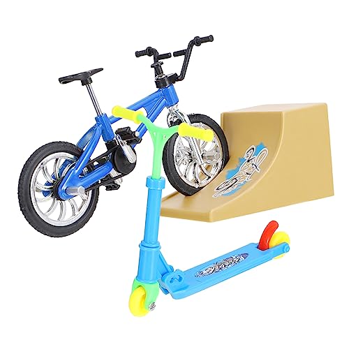 KOMBIUDA 1 Satz Fingerrad für kinderspielzeug Finger Skateboard Roller Finger-Skateboard 1 Brett Fingerspitzen-Bewegungsspielzeug pädagogisches Fingerspielzeug Plastik Blue von KOMBIUDA