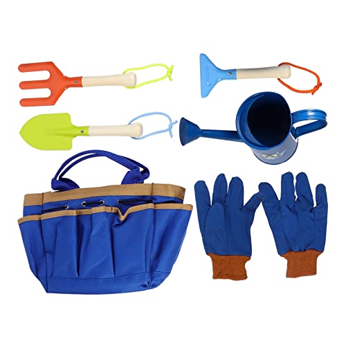 KOMBIUDA 1 Satz Gartenwerkzeug gartengeräte gartengeräte für gartenvliese plantafel Toy Set Toys for Gartengeräte-Kit Gartenschaufel-Kit für Stoff Blue von KOMBIUDA