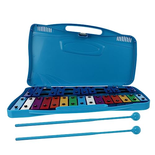 KOMBIUDA 1 Satz Klavierspiel mit 25 Tönen kinderinstrumente musikinstrumente Percussion Instrumente -Percussion-Instrument mit 25 Tönen Schlaginstrument Plastik Blue von KOMBIUDA